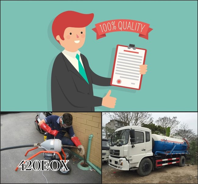 Chính sách bảo hành của 420Exo trong dịch vụ thông tắc khẳng định trách nhiệm: bảo hành 30 tháng, hỗ trợ miễn phí khi tái phát, hoàn tiền 7 ngày, cam kết xử lý 48 giờ—giúp khách hàng an tâm, tiết kiệm.