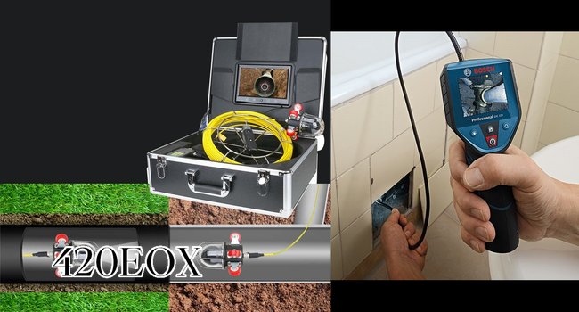 Camera nội soi được các đơn vị thi công thông tắc chuyên nghiệp sử dụng