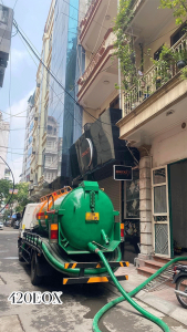 Nhân viên 420exo thi công tại công trình thực tế