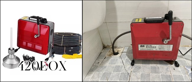 Máy thông cống lò xo là lựa chọn hàng đầu khi xử lý dị vật và tắc nghẽn phức tạp