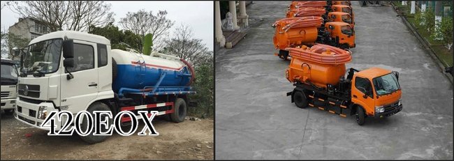 Xe hút bể phốt chuyên dụng được sử dụng khi có phương án xử lý cho hộ gia đình và công trình quy mô lớn
